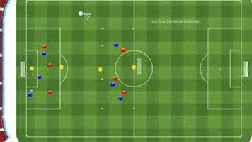 Ejercicio de entrenamiento defensa futbol directo