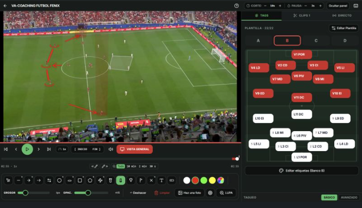 Herramienta de Video analisis para entrenadores de futbol